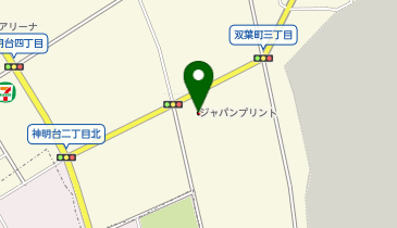 ジャパンプリント株式会社の地図画像