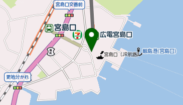 JR西日本宮島フェリー株式会社の地図画像