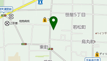 とみや織物株式会社の地図画像