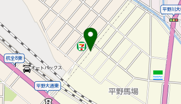 大阪中央冷藏株式会社 平野工場の地図画像