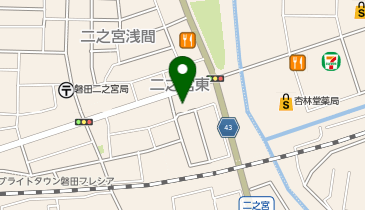 株式会社システムフリージア 磐田オフィスの地図画像