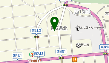 物林株式会社 帯広事務所の地図画像