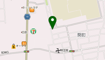 カトリック大阪高松大司教区 カナの家の地図画像