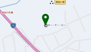 オー・ケー・ビー株式会社 月夜野工場の地図画像