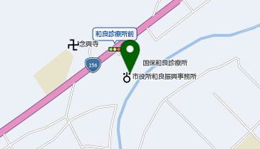 郡上森林組合 和良出張所の地図画像