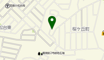 学校法人みやざき福祉学園 桜ヶ丘幼稚園支援センターの地図画像