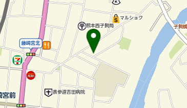 株式会社ユーコネクション 熊本事業所の地図画像