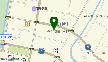 株式会社青森テレビ 弘前支社の地図画像