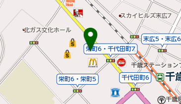 ゆうちょ銀行 札幌支店 イオン千歳店内出張所(ATM)の地図画像