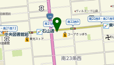 ゆうちょ銀行 札幌支店 コープさっぽろやまはな店内出張所(ATM)の地図画像