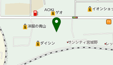 ゆうちょ銀行 仙台支店 セラビ幸町店内出張所(ATM)の地図画像