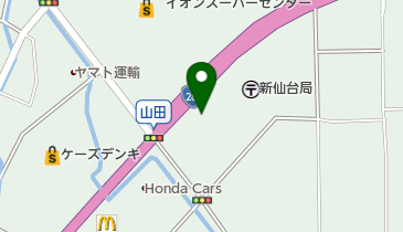 ゆうちょ銀行 仙台支店 新仙台郵便局内出張所(ATM)の地図画像