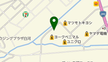 ゆうちょ銀行 仙台支店 ヨークベニマルメガステージ白河店内出張所(ATM)の地図画像