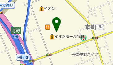 ゆうちょ銀行 さいたま支店 イオンモール与野内出張所(ATM)の地図画像