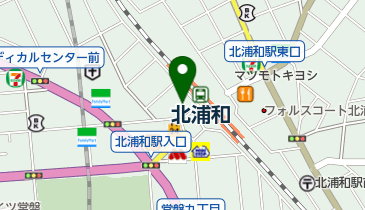 ゆうちょ銀行 さいたま支店 北浦和駅前出張所(ATM)の地図画像