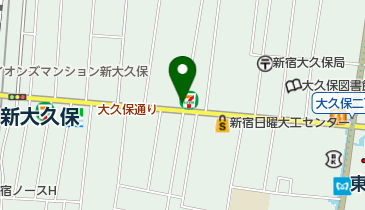 ゆうちょ銀行 本店 大久保2丁目出張所(ATM)の地図画像