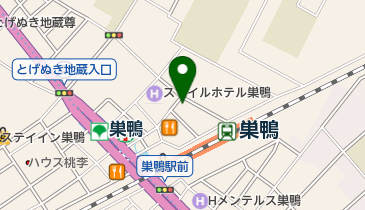 ゆうちょ銀行 本店 西友巣鴨店内出張所(ATM)の地図画像