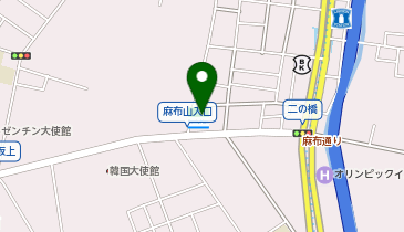 ゆうちょ銀行 本店 ファミリーマート麻布十番店内出張所(ATM)の地図画像