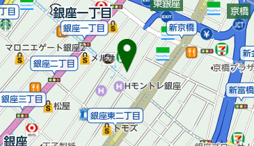 ゆうちょ銀行 本店 ファミリーマート銀座柳通り店内出張所(ATM)の地図画像