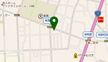 ゆうちょ銀行 さいたま支店 ファミリーマート薬ヒグチ川崎戸手本町店内出張所(ATM)の地図画像