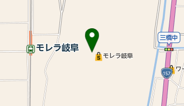 ゆうちょ銀行 名古屋支店 モレラ岐阜内出張所(ATM)の地図画像