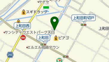 ゆうちょ銀行 名古屋支店 ピアゴ上和田店内出張所(ATM)の地図画像