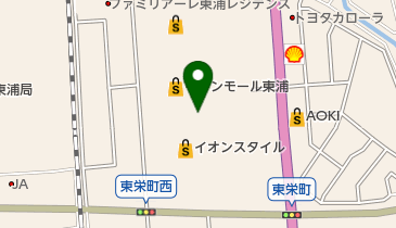 ゆうちょ銀行 名古屋支店 イオンモール東浦内出張所(ATM)の地図画像