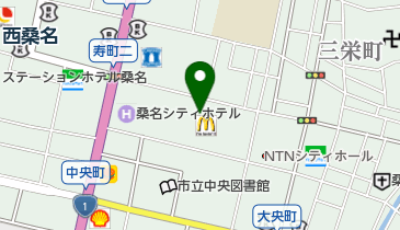 ゆうちょ銀行 名古屋支店 アピタ桑名店内出張所(ATM)の地図画像