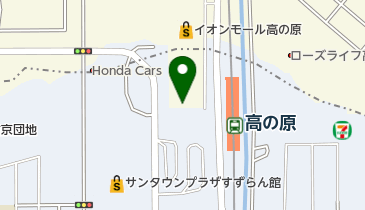 ゆうちょ銀行 大阪支店 イオンモール高の原内出張所(ATM)の地図画像