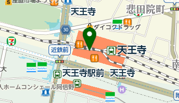 ゆうちょ銀行 大阪支店 天王寺MIO本館内出張所(ATM)の地図画像