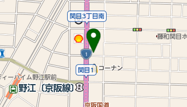 ゆうちょ銀行 大阪支店 ライフ関目店内出張所(ATM)の地図画像