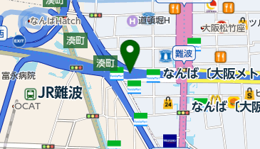 ゆうちょ銀行 大阪支店 なんばウォーク内出張所(ATM)の地図画像