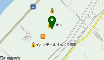 ゆうちょ銀行 大阪支店 イオンモールりんくう泉南内出張所(ATM)の地図画像