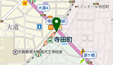 ゆうちょ銀行 大阪支店 JR寺田町駅内出張所(ATM)の地図画像