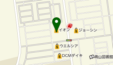 ゆうちょ銀行 大阪支店 イオン三木青山店内出張所(ATM)の地図画像