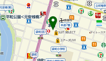 ゆうちょ銀行 広島支店 クマヒラ本通内出張所(ATM)の地図画像