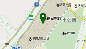 ゆうちょ銀行 熊本支店 福岡県庁内出張所(ATM)の地図画像