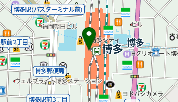 ゆうちょ銀行 熊本支店 JR博多駅内出張所(ATM)の地図画像