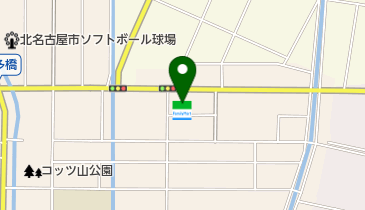 ゆうちょ銀行 名古屋支店 ファミリーマート北名古屋六ツ師店内出張所(ATM)の地図画像