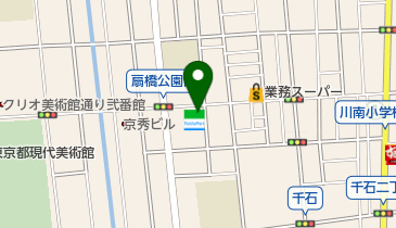 ゆうちょ銀行 本店 ファミリーマート江東石島店内出張所(ATM)の地図画像