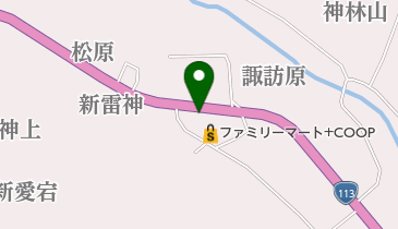 ゆうちょ銀行 仙台支店 ファミリーマートプラスCOOP七ヶ宿店内出張所(ATM)の地図画像