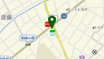 ゆうちょ銀行 名古屋支店 ファミリーマート扶桑柏森店内出張所(ATM)の地図画像