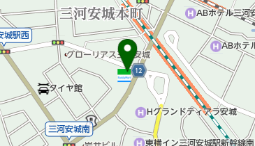 ゆうちょ銀行 名古屋支店 ファミリーマート三河安城駅前店内出張所(ATM)の地図画像