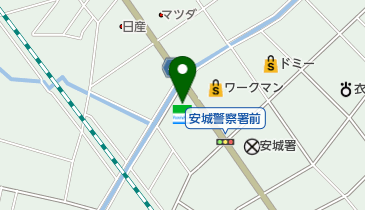 ゆうちょ銀行 名古屋支店 ファミリーマート安城警察署西店内出張所(ATM)の地図画像