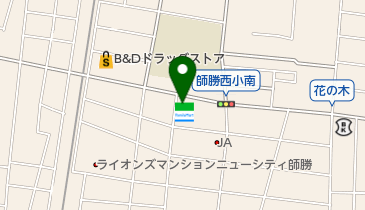 ゆうちょ銀行 名古屋支店 ファミリーマート北名古屋清水店内出張所(ATM)の地図画像
