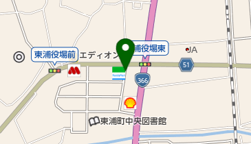 ゆうちょ銀行 名古屋支店 ファミリーマート東浦役場前店内出張所(ATM)の地図画像