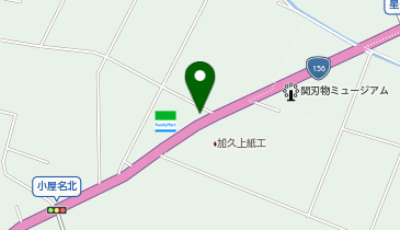 ゆうちょ銀行 名古屋支店 ファミリーマート関小屋名店内出張所(ATM)の地図画像