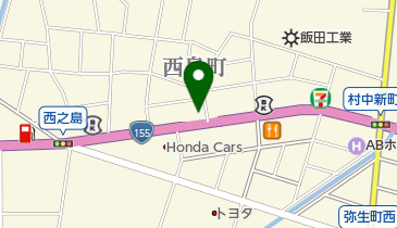 ゆうちょ銀行 名古屋支店 ファミリーマート小牧西島町店内出張所(ATM)の地図画像