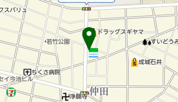 ゆうちょ銀行 名古屋支店 ファミリーマート千種仲田二丁目店内出張所(ATM)の地図画像