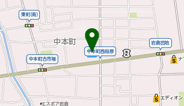 ゆうちょ銀行 名古屋支店 ファミリーマート新岩倉中本町店内出張所(ATM)の地図画像